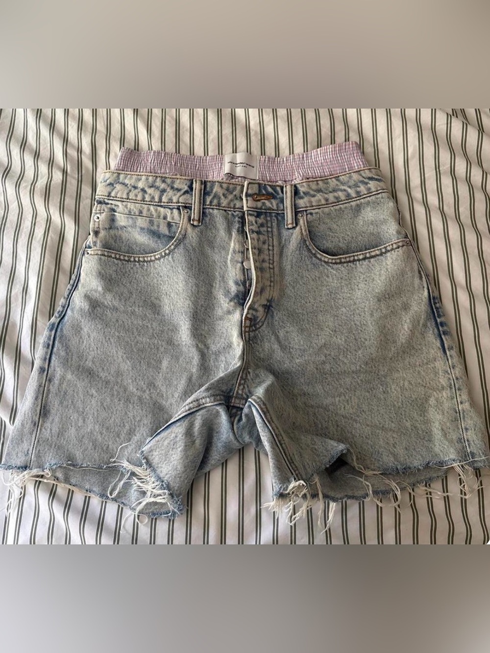 Alexander Wang Light Blue Distressed Relaxed Jeans